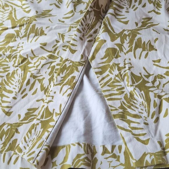 Maeve Summer Denim Cotton Daintree Pencil Skirt W Slit Size M Us 8 - Picture 10 of 12